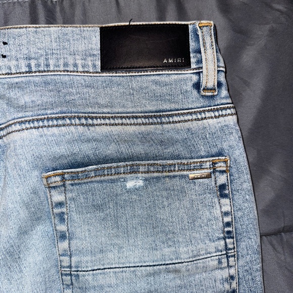 Amiri men’s ripped jeans size 32 - Picture 3 of 5